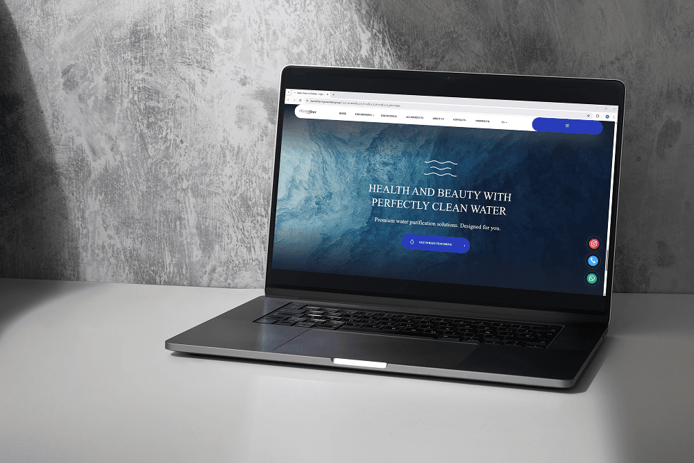 Sales-driven website for premium German filters