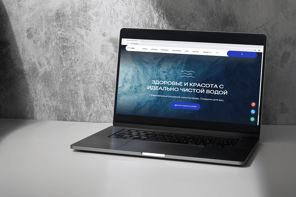 Продающий сайт для немецких фильтров высокого качества